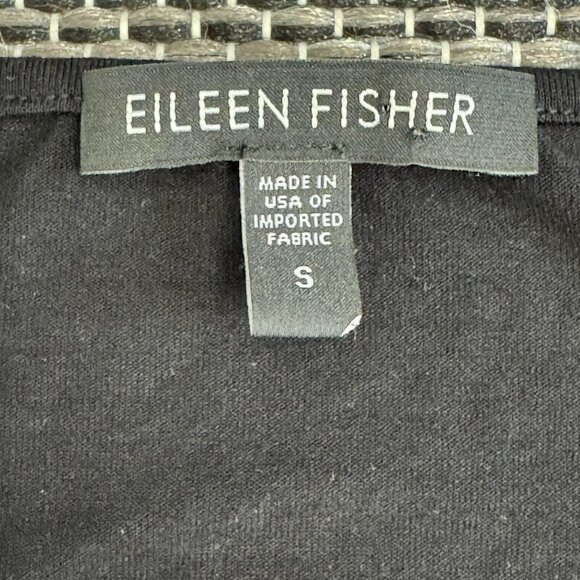 Eileen Fisher Women's Sleeveless Sheath Dress Stretch Rayon Lycra Black Sz Small - Picture 8 of 12